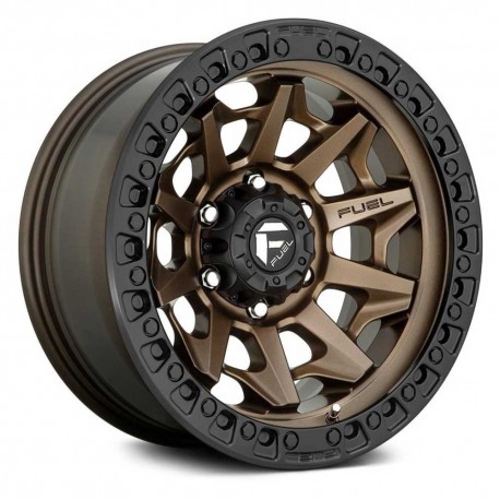 Jante aluminium 4x4 FUEL D696 Covert Matte Bronze/Black Bead Ring • 17"x8.5" • 5x120 • CB65.1 • ET34 