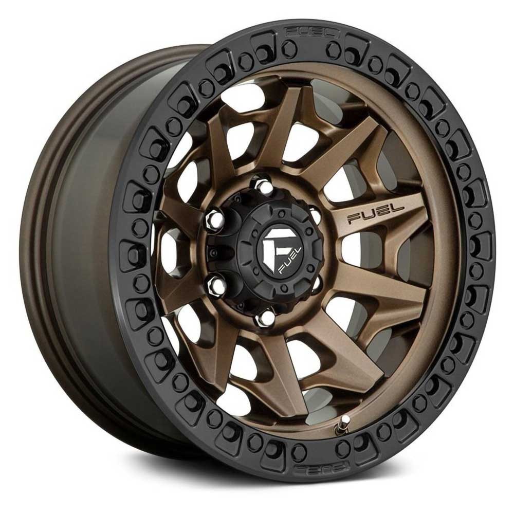 Jante aluminium 4x4 FUEL D696 Covert Matte Bronze/Black Bead Ring • 17"x8.5" • 5x120 • CB65.1 • ET34