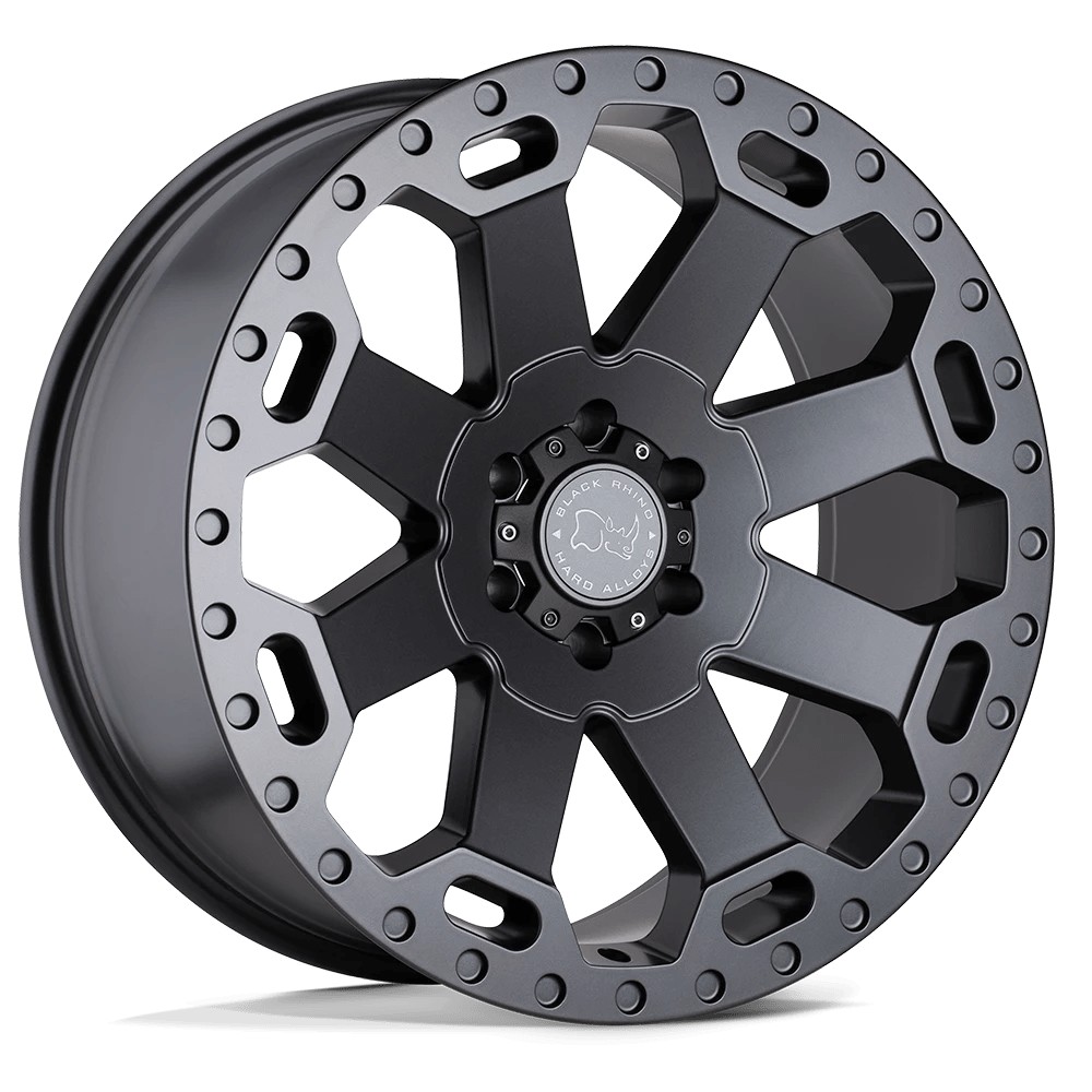 Jante aluminium 4x4 BLACK RHINO Matte Gunmetal Warlord • 17"x8" • 5x120 • CB76.1 • ET35