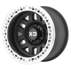 Jante aluminium 4x4 KMC KM229 Satin Black Machined Beadlock • 17"x9" • 5x127 • CB78.3 • ET-38 