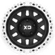 Jante aluminium 4x4 KMC KM229 Satin Black Machined Beadlock • 17"x9" • 5x127 • CB78.3 • ET-38 