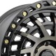 Jante aluminium 4x4 BLACK RHINO Matte Black Machined/Dark Tint Shredder • 17"x9" • 5x127 • CB71.5 • ET-18 