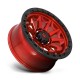 Jante aluminium 4x4 FUEL D695 Covert Candy RED Black Bead Ring • 17"x9" • 5x127 • CB71.5 • ET-12 