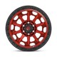 Jante aluminium 4x4 FUEL D695 Covert Candy RED Black Bead Ring • 17"x9" • 5x127 • CB71.5 • ET-12 