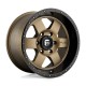 Jante aluminium 4x4 FUEL D617 Podium Matte Bronze Black Bead Ring • 17"x9" • 5x127 • CB78.1 • ET-12 