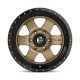 Jante aluminium 4x4 FUEL D617 Podium Matte Bronze Black Bead Ring • 17"x9" • 5x127 • CB78.1 • ET-12 