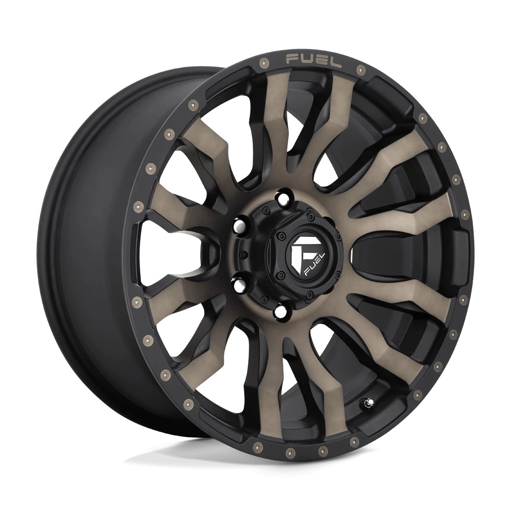 Jante aluminium 4x4 FUEL D674 Blitz Matte Black Double Dark Tint • 17"x9" • 5x127 • CB71.5 • ET-12