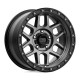 Jante aluminium 4x4 KMC KM544 Mesa Satin Black W/ Gray Tint • 17"x9" • 5x127 • CB71.5 • ET-12 