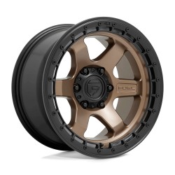 Jante aluminium 4x4 FUEL D751 Block Matte Bronze W/ Black Ring • 17"x9" • 5x127 • CB71.5 • ET-12