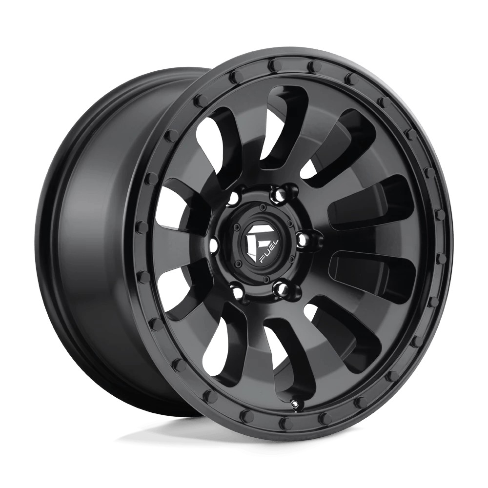 Jante aluminium 4x4 FUEL D630 Tactic Matte Black • 17"x9" • 5x127 • CB78.1 • ET-12