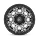 Jante aluminium 4x4 FUEL D784 Unit Gunmetal W/ Matte Black Ring • 17"x9" • 5x127 • CB71.5 • ET-12 