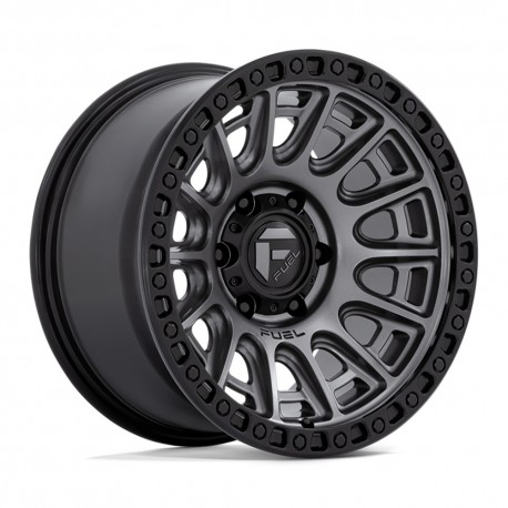 Jante aluminium 4x4 FUEL D835 Cycle Matte Gunmetal W/ Black Ring • 17"x9" • 5x127 • CB71.5 • ET-12 