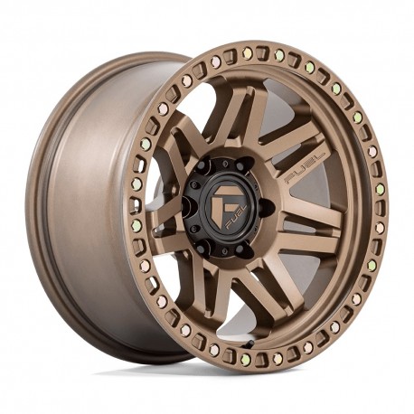 Jante aluminium 4x4 FUEL D811 Syndicate Full Matte Bronze • 17"x9" • 5x127 • CB71.5 • ET-12 