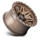 Jante aluminium 4x4 FUEL D811 Syndicate Full Matte Bronze • 17"x9" • 5x127 • CB71.5 • ET-12 