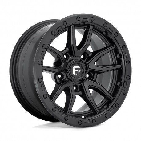 Jante aluminium 4x4 FUEL D679 Rebel Matte Black • 17"x9" • 5x127 • CB71.5 • ET-12 