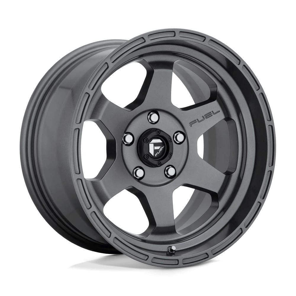 Jante aluminium 4x4 FUEL D665 Shok Matte GUN Metal • 17"x9" • 5x127 • CB71.5 • ET-12