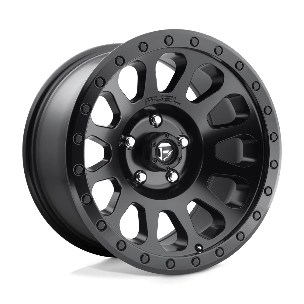 Jante aluminium 4x4 FUEL D579 Vector Matte Black • 17"x9" • 5x127 • CB78.1 • ET-12