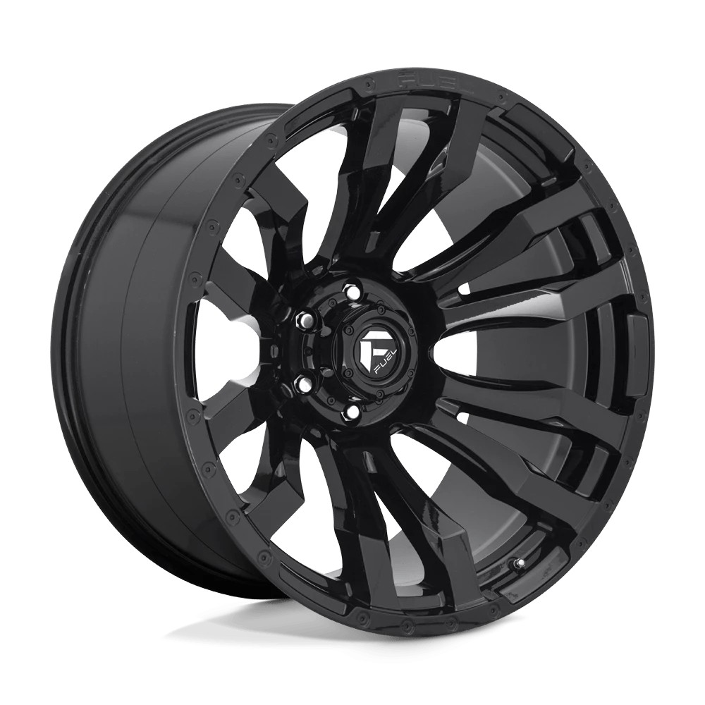 Jante aluminium 4x4 FUEL D675 Blitz Gloss Black • 17"x9" • 5x127 • CB71.5 • ET-12