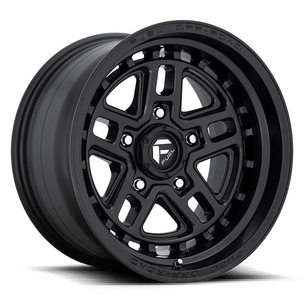 Jante aluminium 4x4 FUEL D667 Nitro Matte Black • 17"x9" • 5x127 • CB71.5 • ET-12