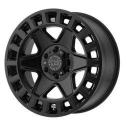 Jante aluminium 4x4 BLACK RHINO Matte Black York • 17"x9" • 5x127 • CB71.5 • ET-12 