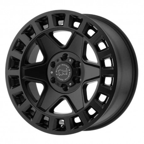 Jante aluminium 4x4 BLACK RHINO Matte Black York • 17"x9" • 5x127 • CB71.5 • ET-12 