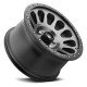 Jante aluminium 4x4 FUEL D601 Vector Matte Gunmetal/Black Bead Ring • 17"x9" • 5x127 • CB78.1 • ET-12 