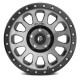 Jante aluminium 4x4 FUEL D601 Vector Matte Gunmetal/Black Bead Ring • 17"x9" • 5x127 • CB78.1 • ET-12 