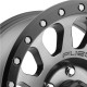 Jante aluminium 4x4 FUEL D601 Vector Matte Gunmetal/Black Bead Ring • 17"x9" • 5x127 • CB78.1 • ET-12 