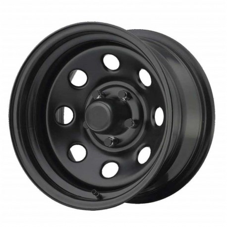 Jante acier renforcée PRO COMP Rock Crawler 97 Flat Black • 17"x8" • 5x127 • CB83 • ET-6 