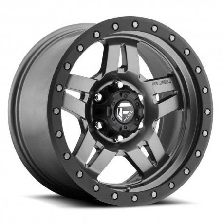 Jante aluminium 4x4 FUEL D558 Anza Matte Gunmetal/Black Bead Ring • 17"x8.5" • 5x127 • CB78.1 • ET-6 