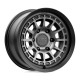 Jante aluminium 4x4 KMC KM719 Canyon Satin Black W/ Gray Tint • 17"x8.5" • 5x127 • CB71.5 • ET0 