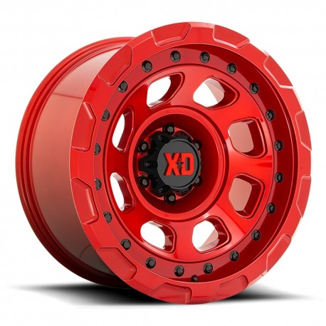 Jante aluminium 4x4 KMC XD861 Storm Candy RED XD Series • 17"x9" • 5x127 • CB71.5 • ET0 