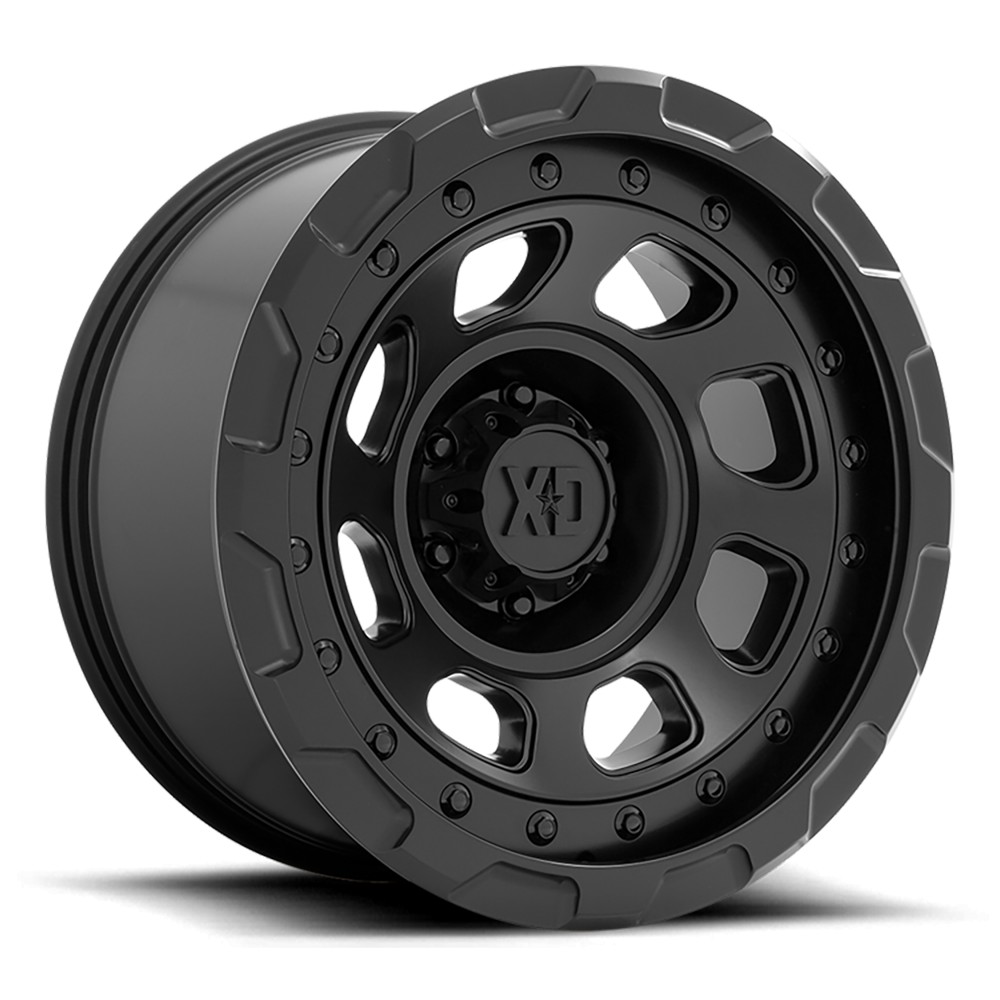 Jante aluminium 4x4 KMC XD861 Storm Satin Black XD Series • 17"x9" • 5x127 • CB71.5 • ET0