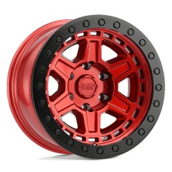 Jante aluminium 4x4 BLACK RHINO Candy RED W/ Black Ring & Bolts Reno • 17"x9" • 5x127 • CB71.5 • ET0 