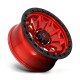 Jante aluminium 4x4 FUEL D695 Covert Candy RED Black Bead Ring • 17"x9" • 5x127 • CB71.5 • ET1 