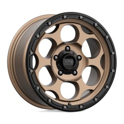 Jante aluminium 4x4 KMC KM541 Dirty Harry Matte Bronze W/ Black LIP • 17"x8.5" • 5x127 • CB71.5 • ET18 