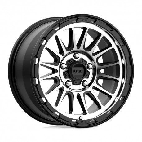 Jante aluminium 4x4 KMC KM542 Impact Satin Black Machined • 17"x9" • 5x127 • CB71.5 • ET18 