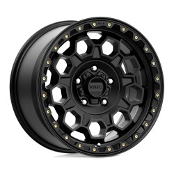 Jante aluminium 4x4 KMC KM545 Trek Satin Black • 17"x9" • 5x127 • CB71.5 • ET18