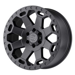 Jante aluminium 4x4 BLACK RHINO Matte Gunmetal Warlord • 17"x8" • 5x127 • CB71.5 • ET30