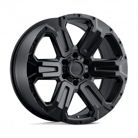 Jante aluminium 4x4 BLACK RHINO Matte Black Wanaka • 17"x8.5" • 5x127 • CB71.5 • ET35 