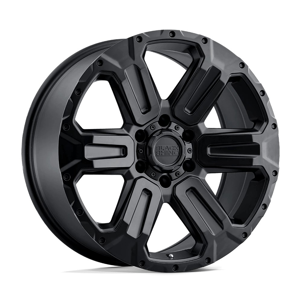 Jante aluminium 4x4 BLACK RHINO Matte Black Wanaka • 17"x8.5" • 5x127 • CB71.5 • ET35