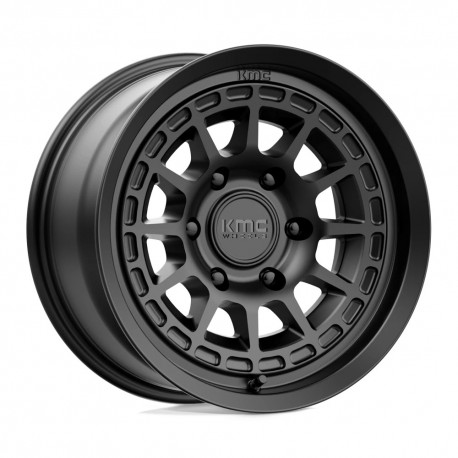 Jante aluminium 4x4 KMC KM719 Canyon Satin Black • 17"x8.5" • 5x127 • CB71.5 • ET'0 