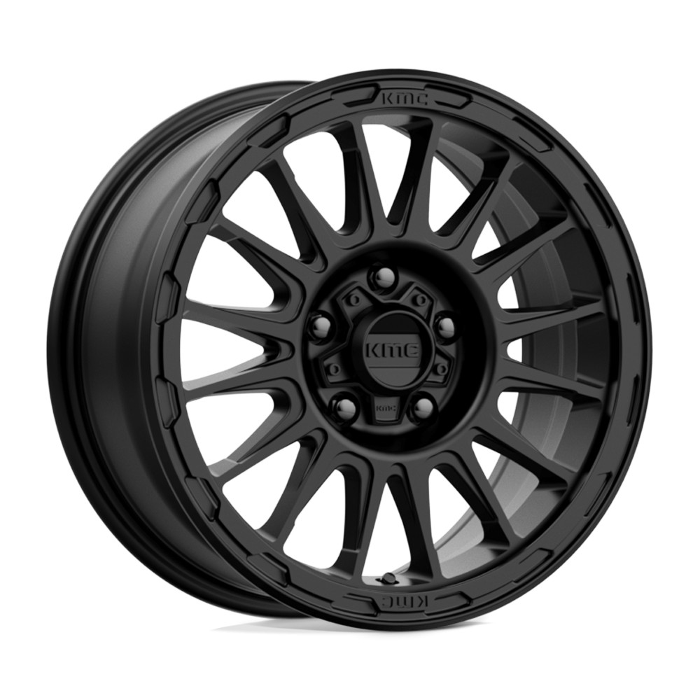 Jante aluminium 4x4 KMC KM542 Impact Satin Black • 17"x8,5" • 5x127 • CB71,5 • ET0.0