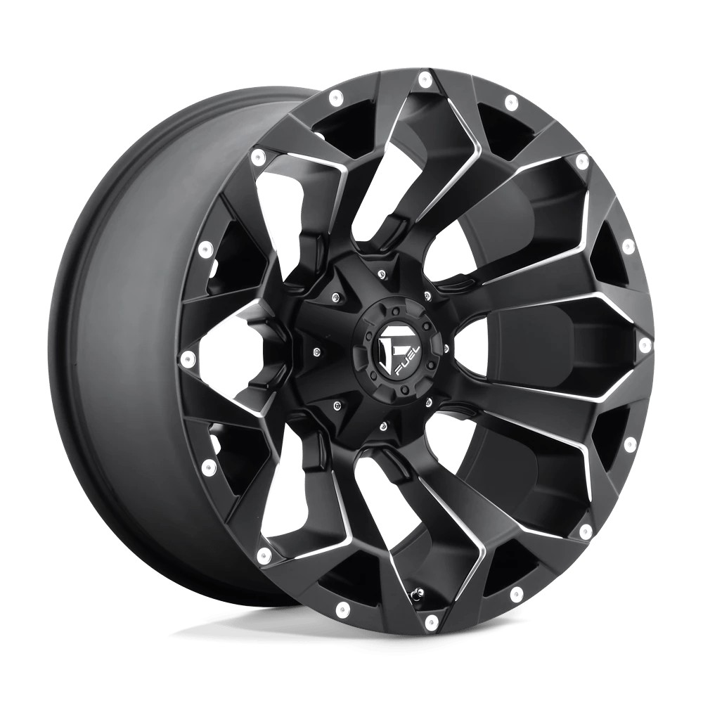 Jante aluminium 4x4 FUEL D546 Assault Matte Black Milled • 17"x8.5" • 5x127 / 5x108 • CB71.5 • ET25