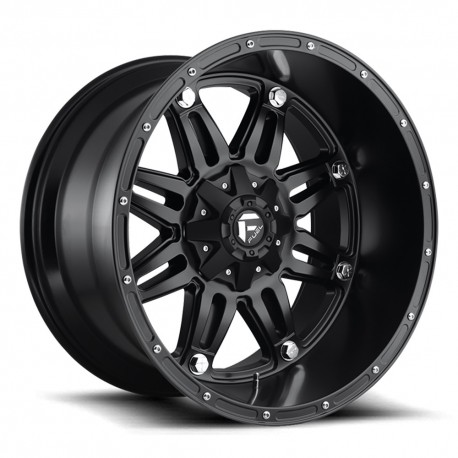 Jante aluminium 4x4 FUEL D531 Hostage Matte Black • 17"x8.5" • 5x127 / 5x110 • CB72.56 • ET38 