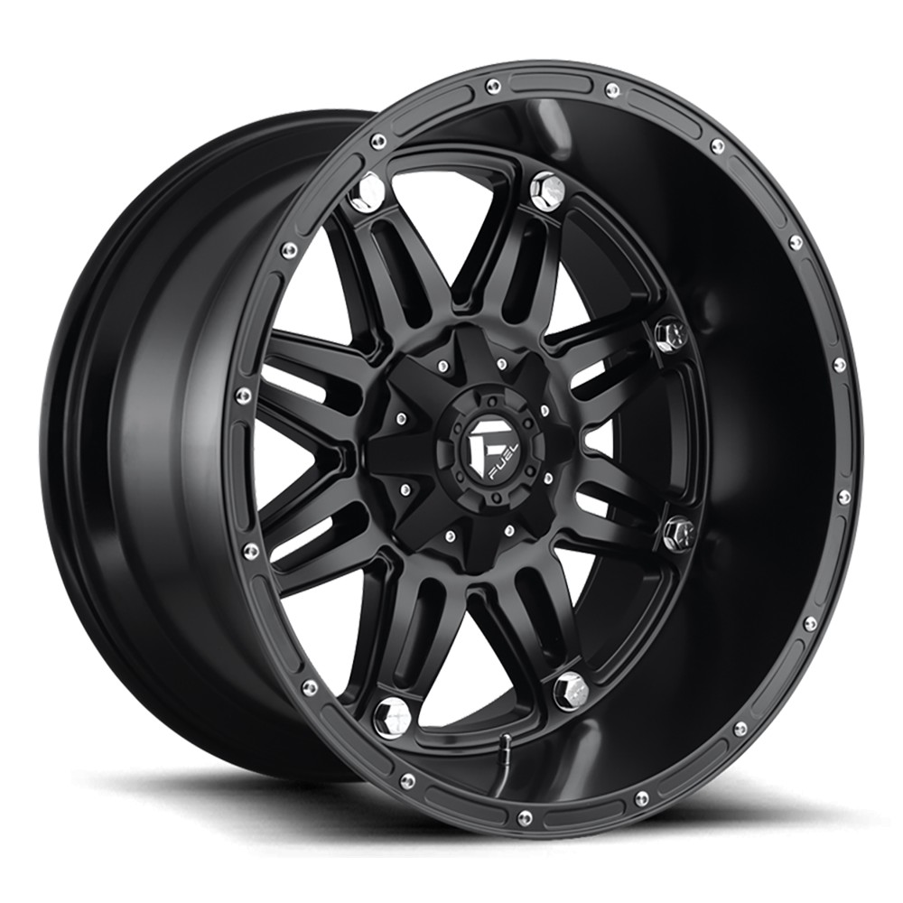 Jante aluminium 4x4 FUEL D531 Hostage Matte Black • 17"x8.5" • 5x127 / 5x110 • CB72.56 • ET38