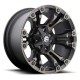 Jante aluminium 4x4 FUEL D569 Vapor Matte Black/Double Dark Tint • 17"x10" • 5x127 / 5x114.3 • CB78.1 • ET-18 