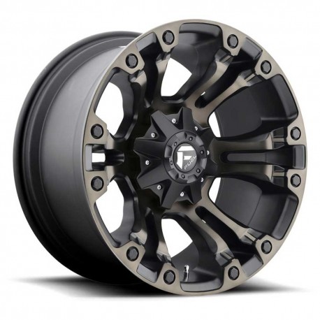 Jante aluminium 4x4 FUEL D569 Vapor Matte Black/Double Dark Tint • 17"x10" • 5x127 / 5x114.3 • CB78.1 • ET-18 