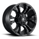 Jante aluminium 4x4 FUEL D560 Vapor Matte Black • 17"x9" • 5x127 / 5x114.3 • CB78.1 • ET-12 