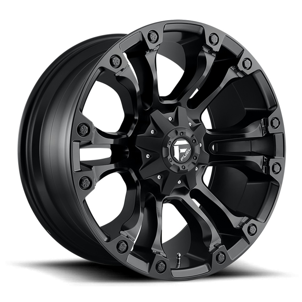 Jante aluminium 4x4 FUEL D560 Vapor Matte Black • 17"x9" • 5x127 / 5x114.3 • CB78.1 • ET-12